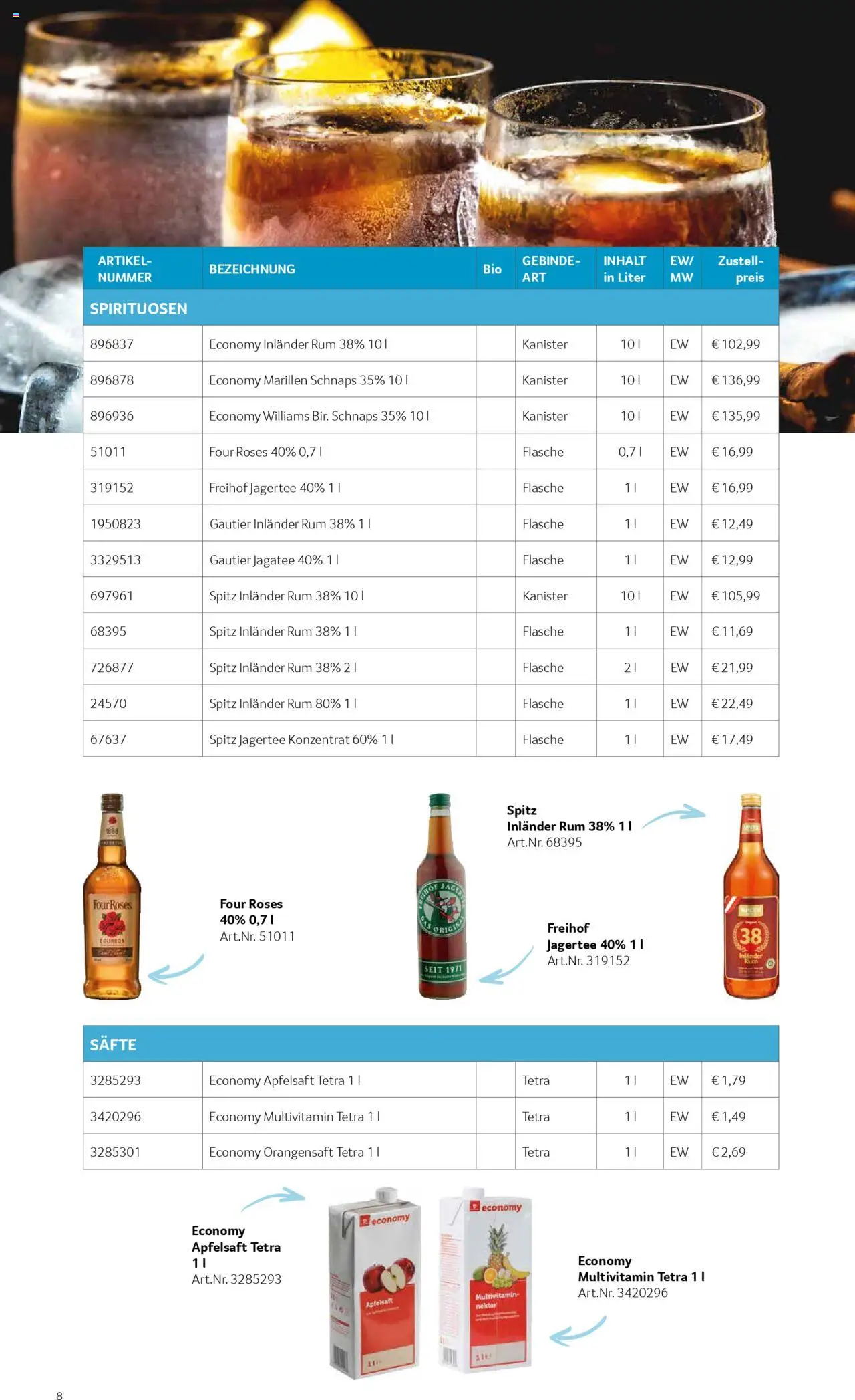 Transgourmet Kollektion Winterzeit gültig ab 06.10.2025 | Seite: 8 | Produkte: Planche de surf, Papier blanc, Bourbon