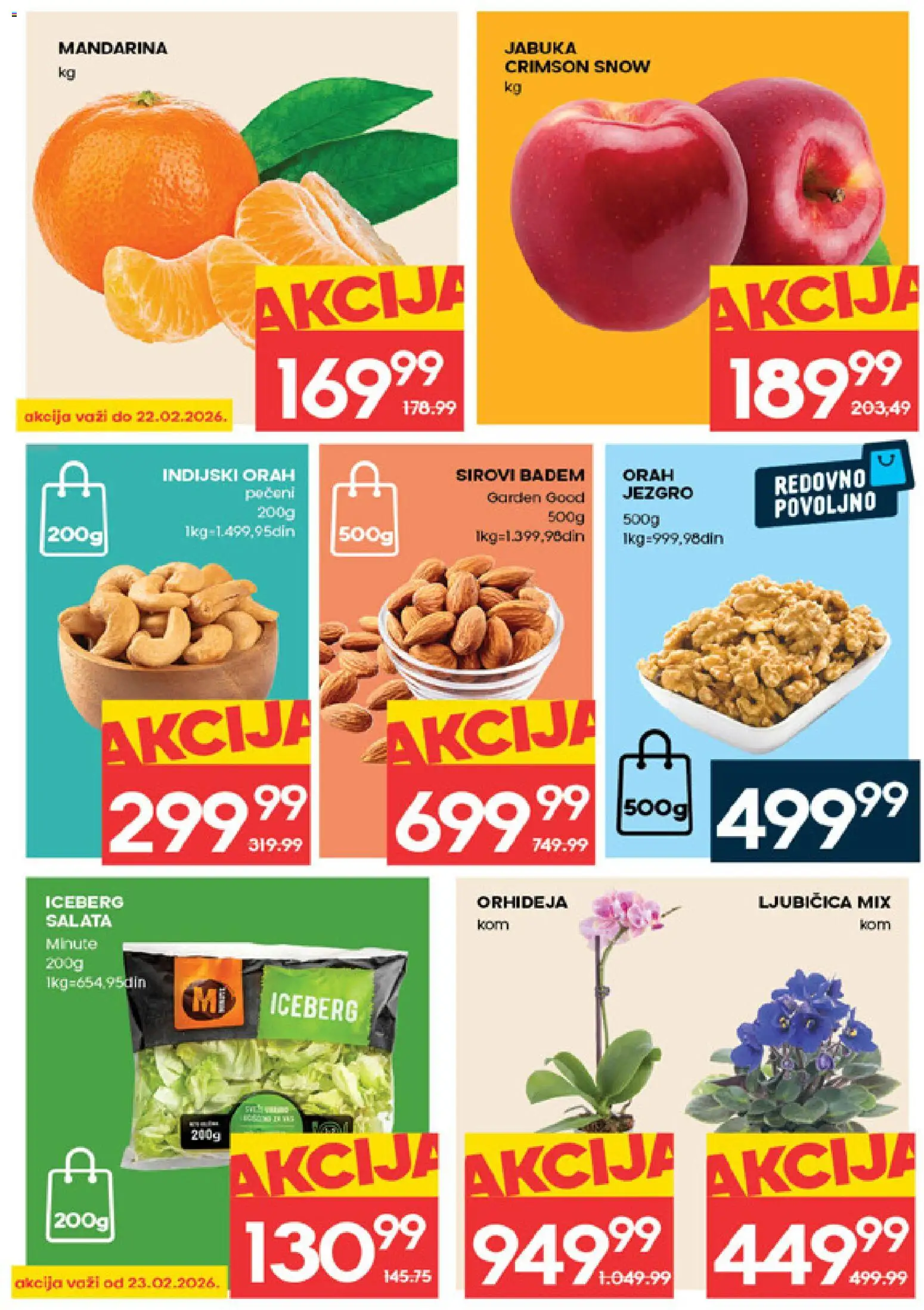 Idea katalog - važi od 19.02.2026 | Strana: 3 | Proizvode: Indijski orah, Orah jezgro, Orah, Orhideja