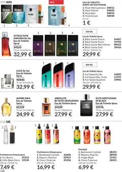 AVON Katalog Dezember 2025 ab 01.12.2025 gültig | Seite: 130 | Produkte: Toilette, Eau de Toilette, Duschgel, Körperspray