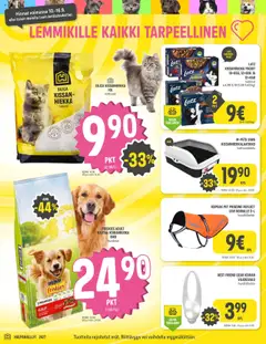 Halpa Halli tarjoukset – voimassa 10.09.2025 alkaen | Sivu: 4 | Tuotteet: Kissanhiekka, Koiranruoka, Liivi, Voi