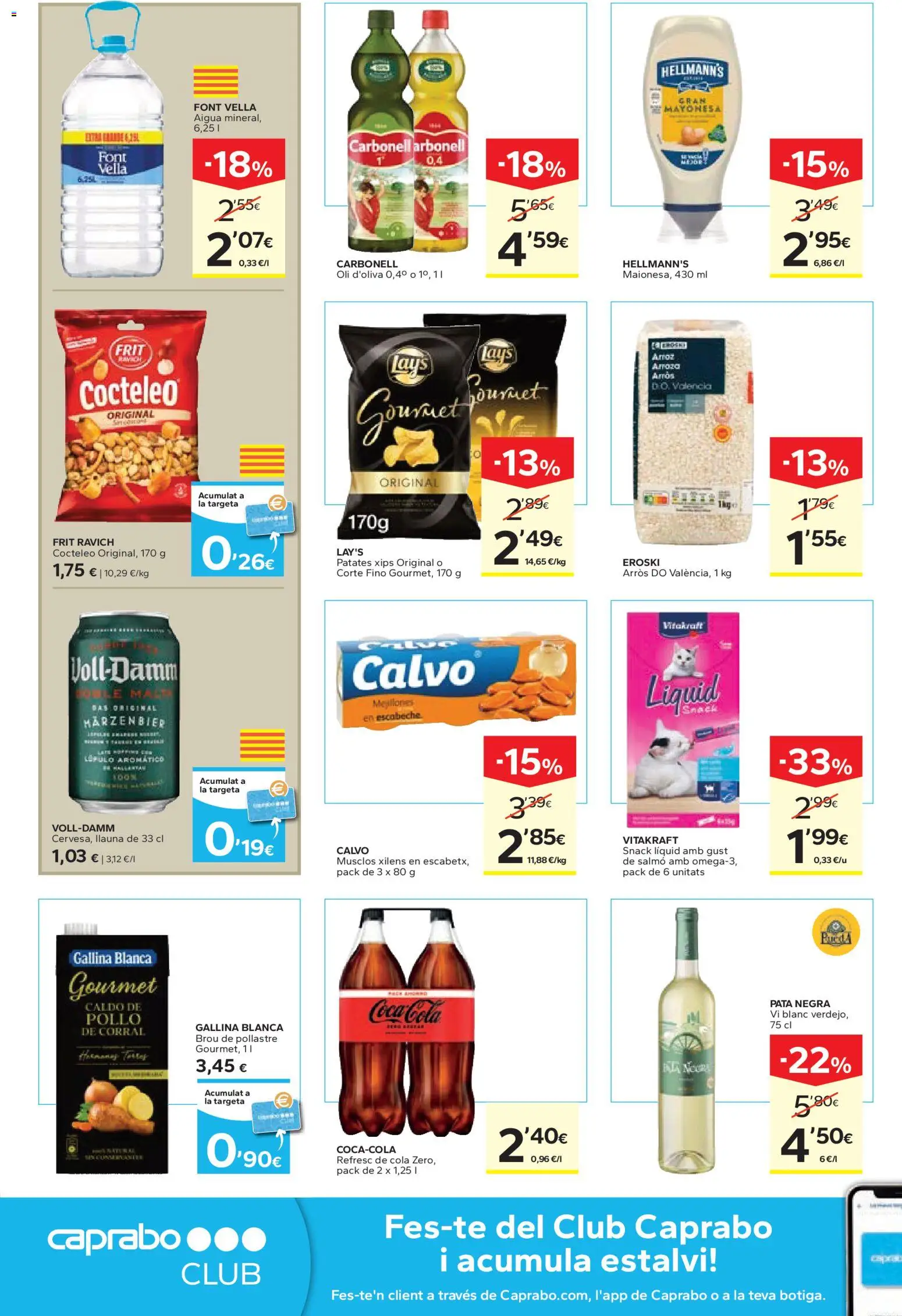 Caprabo - Estalvia des de la primera unitat │ válido desde el 12.02.2026 | Página: 6 | Productos: Arroz, Οθόνη προβολής