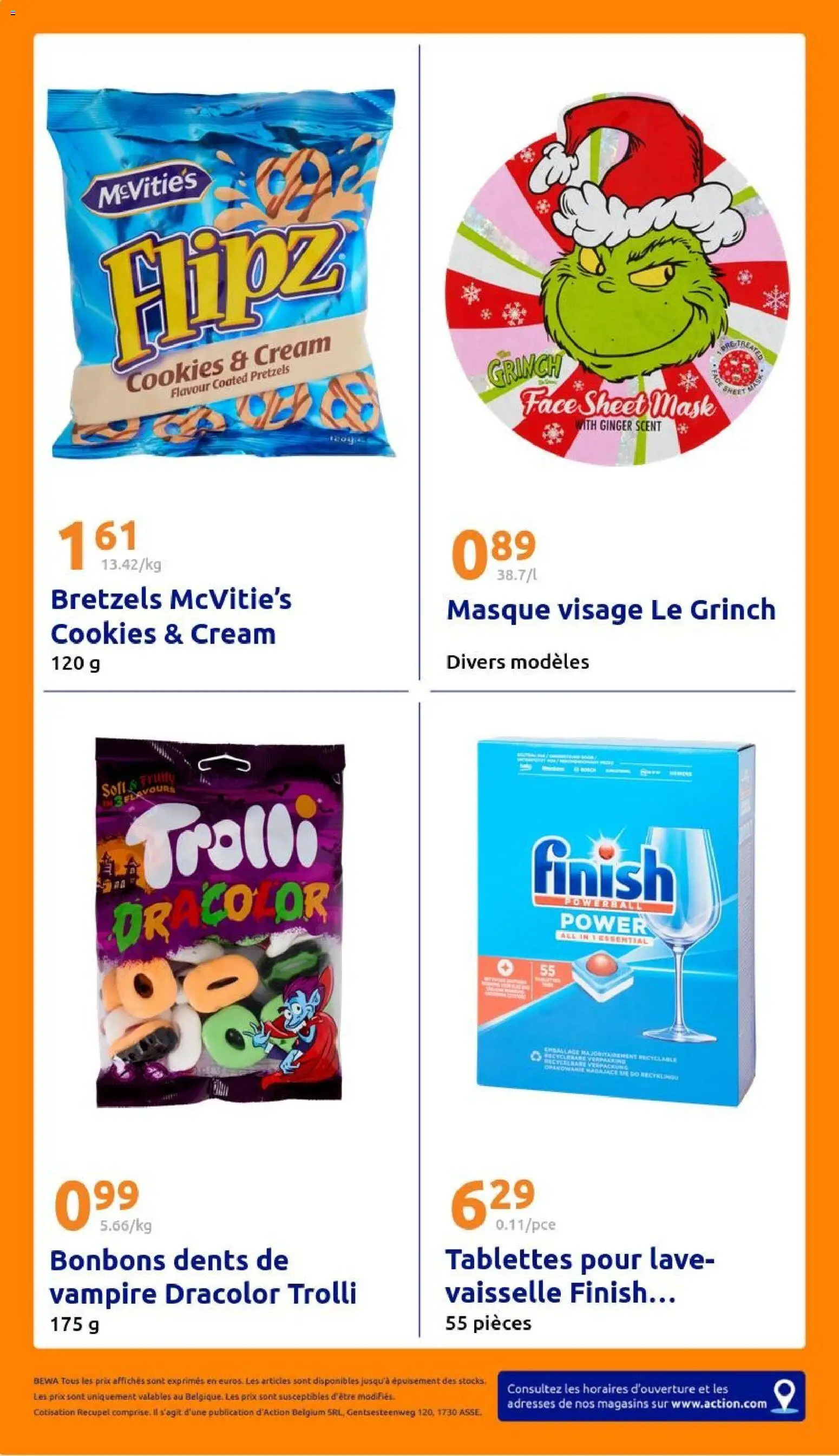 {H1} | Page: 34 | Produits: Cookies, Masque, Bonbons, Bretzels