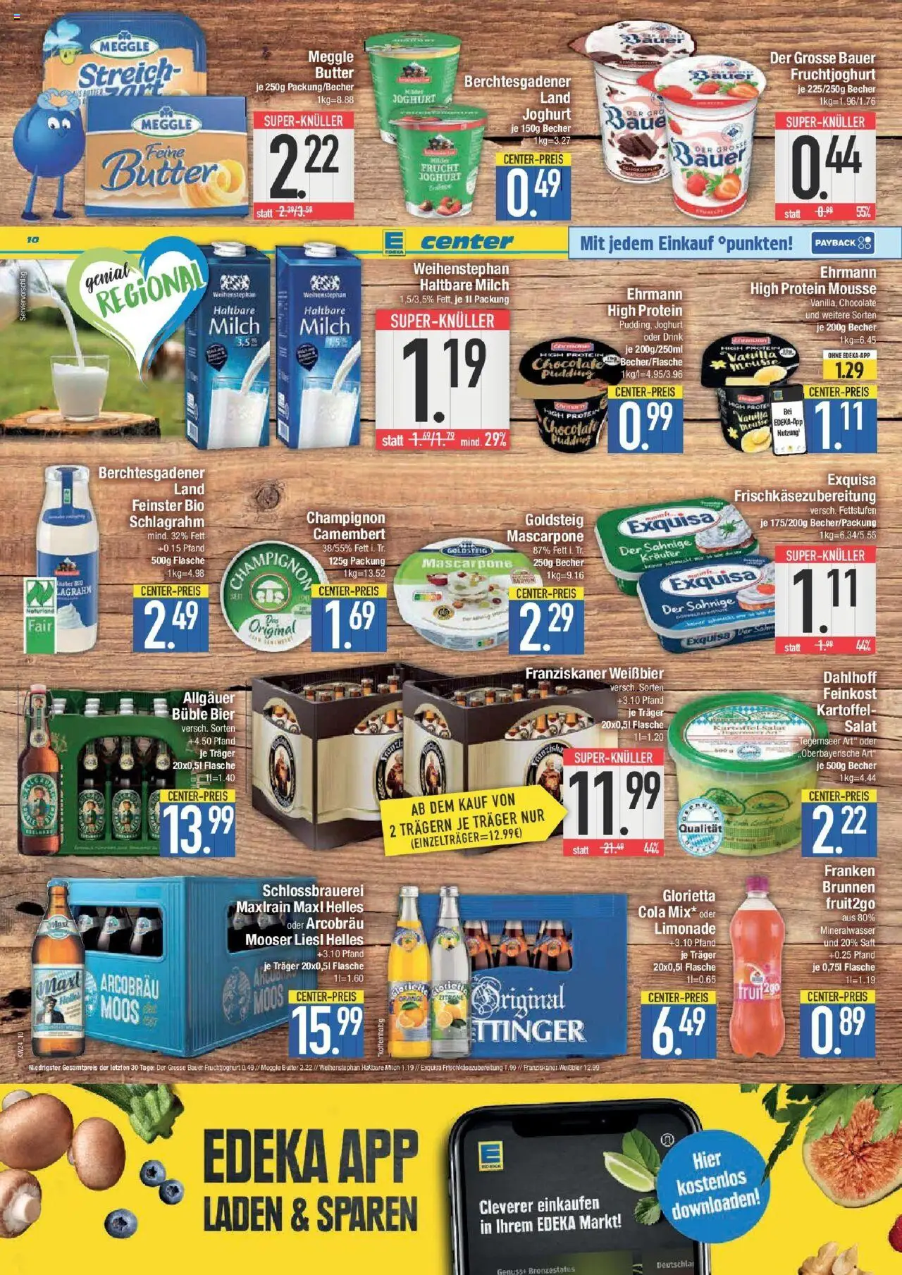 Edeka prospekt Hunderdorf	 - gültig ab dem 08.06.2025 | Seite: 10 | Produkte: High protein pudding, Milch, Mascarpone, Zitrone
