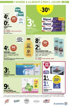 E.Leclerc - Prévisualisation de SHAMPOOING "ULTRA DOUX DE GARNIER", Au choix: avocat karité, camomille, abricot, merveilleux ou trésor miel. 600 ml. Panachage possible entre différentes variétés avec des prix différents. valide à partir de 02.12.2025 | Page: 47