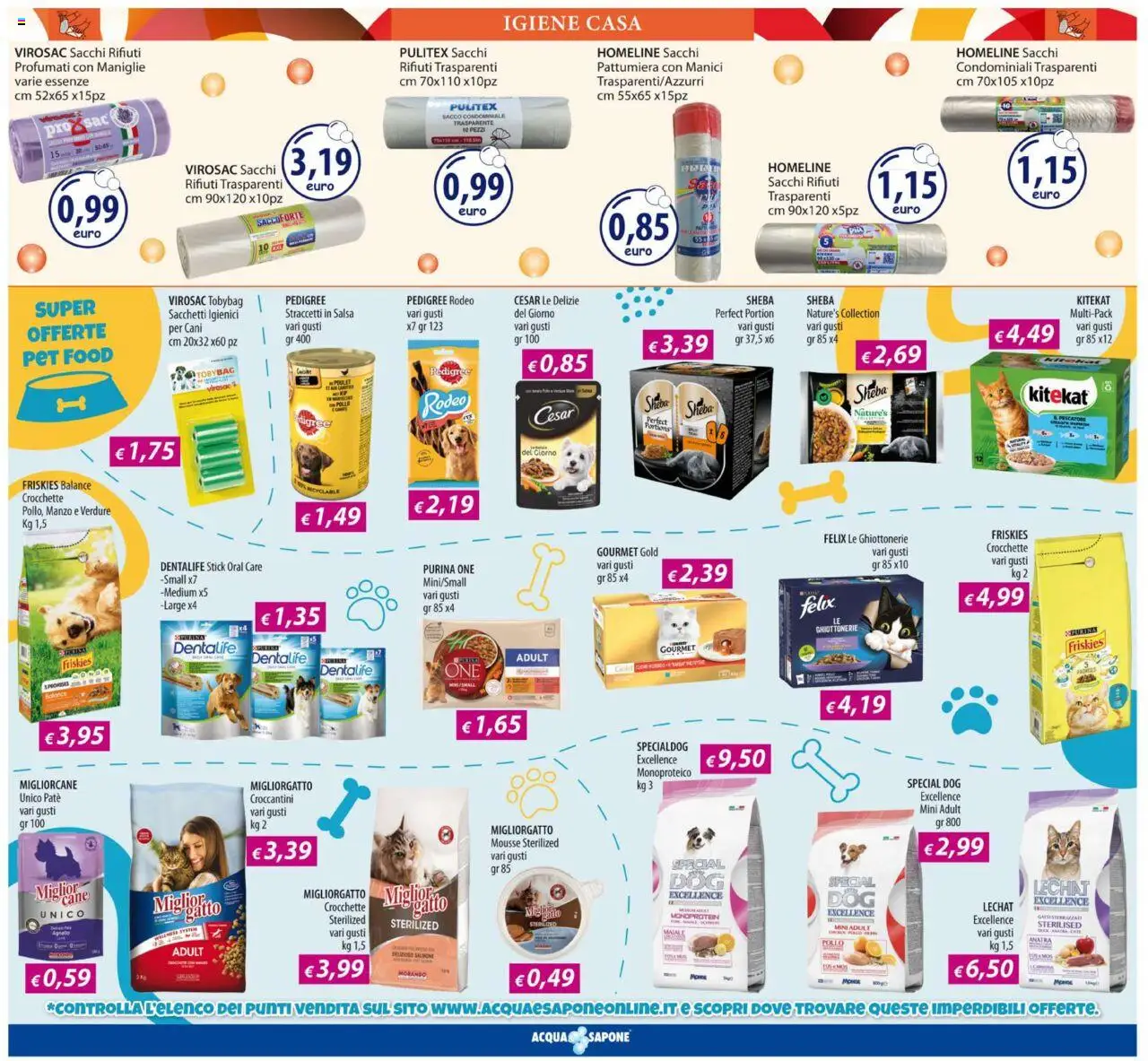 Volantino Acqua e Sapone del 24.09.2025 | Pagina: 15 | Prodotti: Maiale, Salsa, Crocchette, Pattumiera
