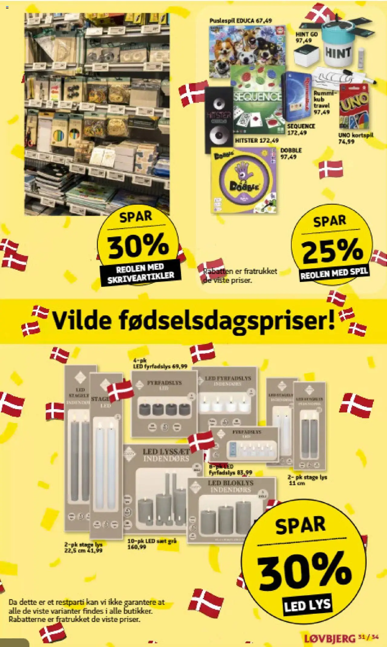 Løvbjerg tilbudsavis – gyldig fra 12.09.2025 | Side: 31 | Produkter: Spil