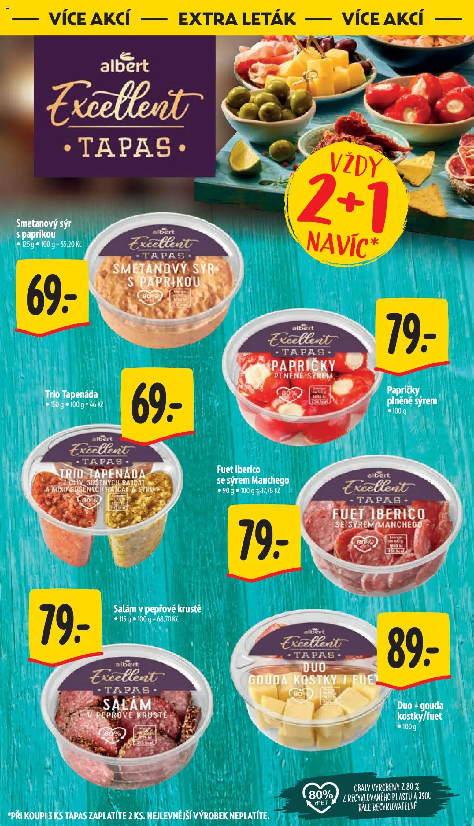 Albert leták - Supermarket od 03.12.2025 | Strana: 39 | Produkty: Tapas, Gouda, Smetanový sýr, Fuet