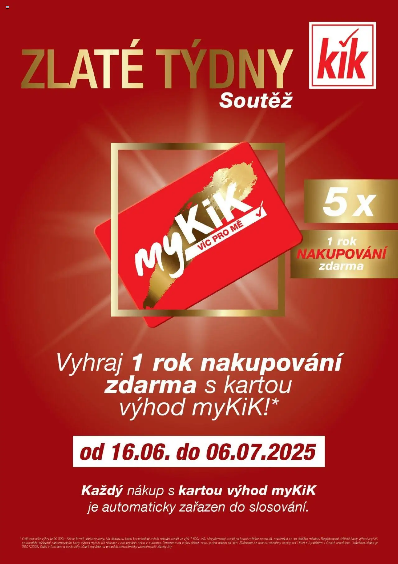 Kik leták od 16.06.2025 | Strana: 1 | Produkty: Karty