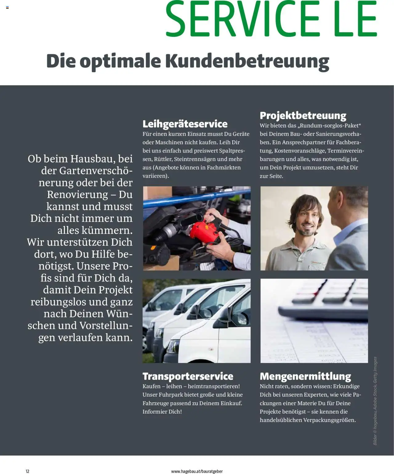 Hagebau Katalog Baurategeber gültig ab 07.04.2025 | Seite: 12