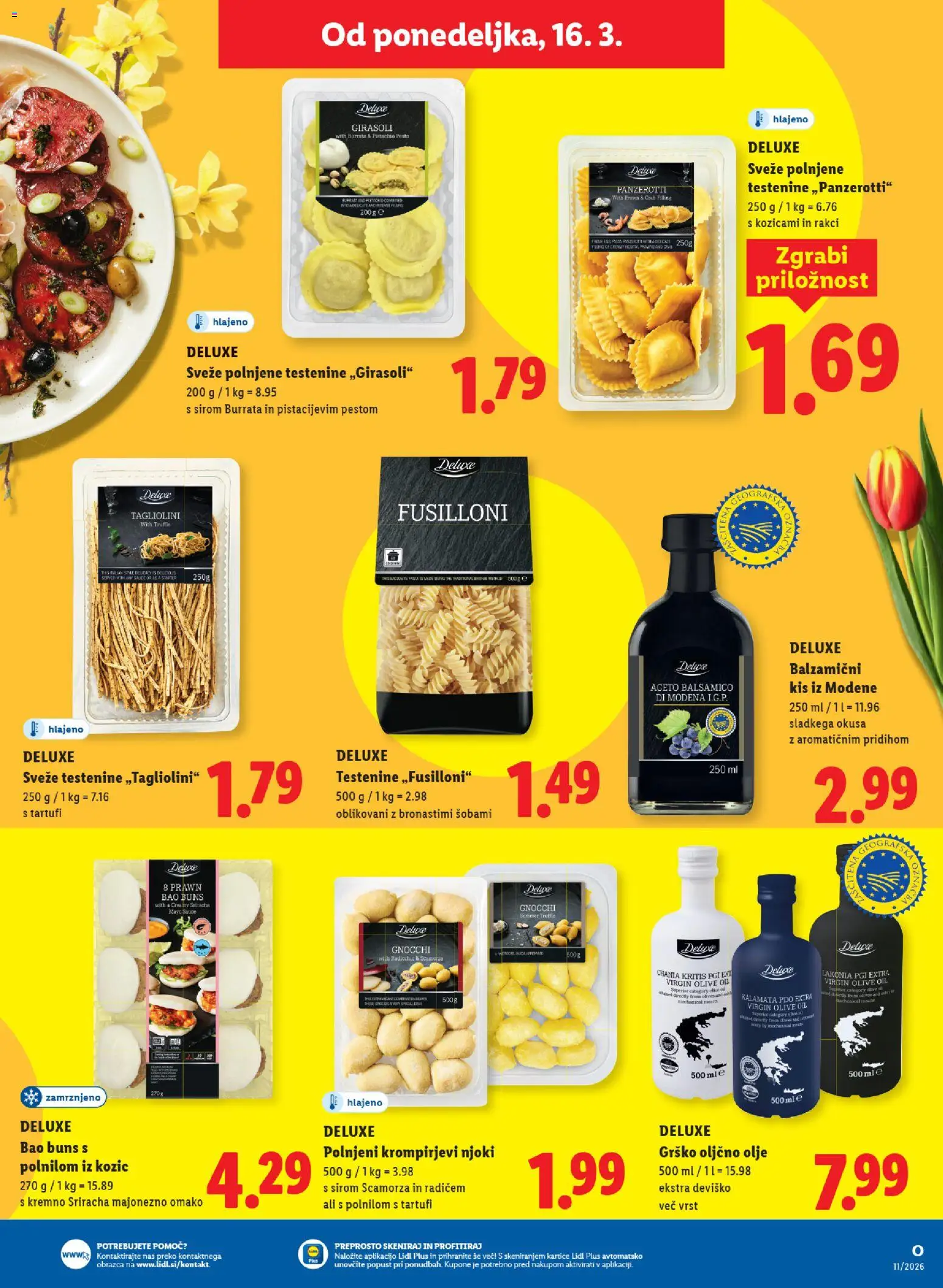 Novi Lidl katalog ponudbe – veljaven od 12.03.2026 | Stran: 45 | Izdelki: Pesto, Olive, Njoki, Olje