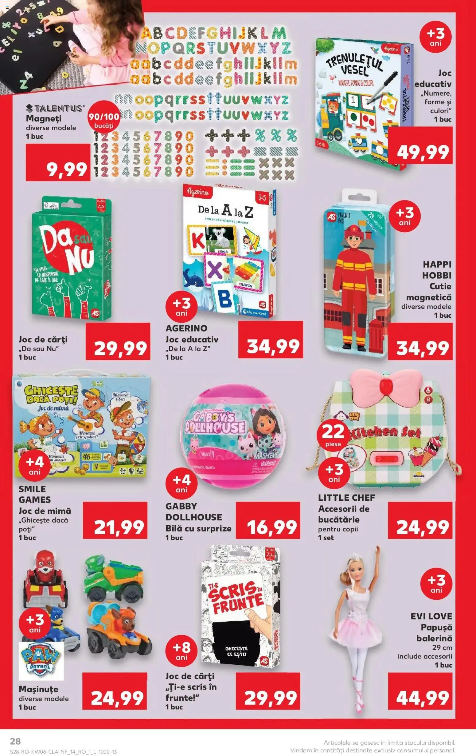 Noul catalog Kaufland – valabil de la 04.02.2026 | Pagină: 28 | Produse: Joc, Bucătărie, Cutie, Cărți