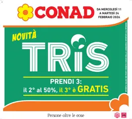 Anteprima del volantino Conad Lombardia catalogo valido a partire dal 11.02.2026