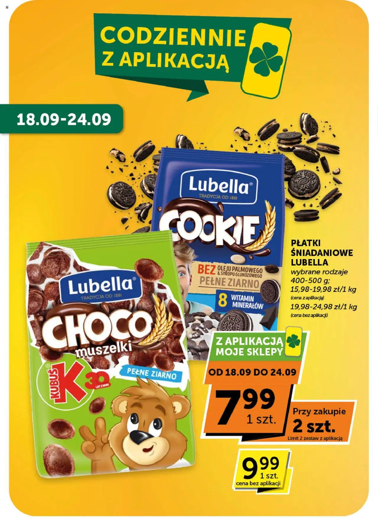 Groszek Gazetka - Market od 18.09.2025 | Strona: 6 | Produkty: Płatki śniadaniowe, Płatki