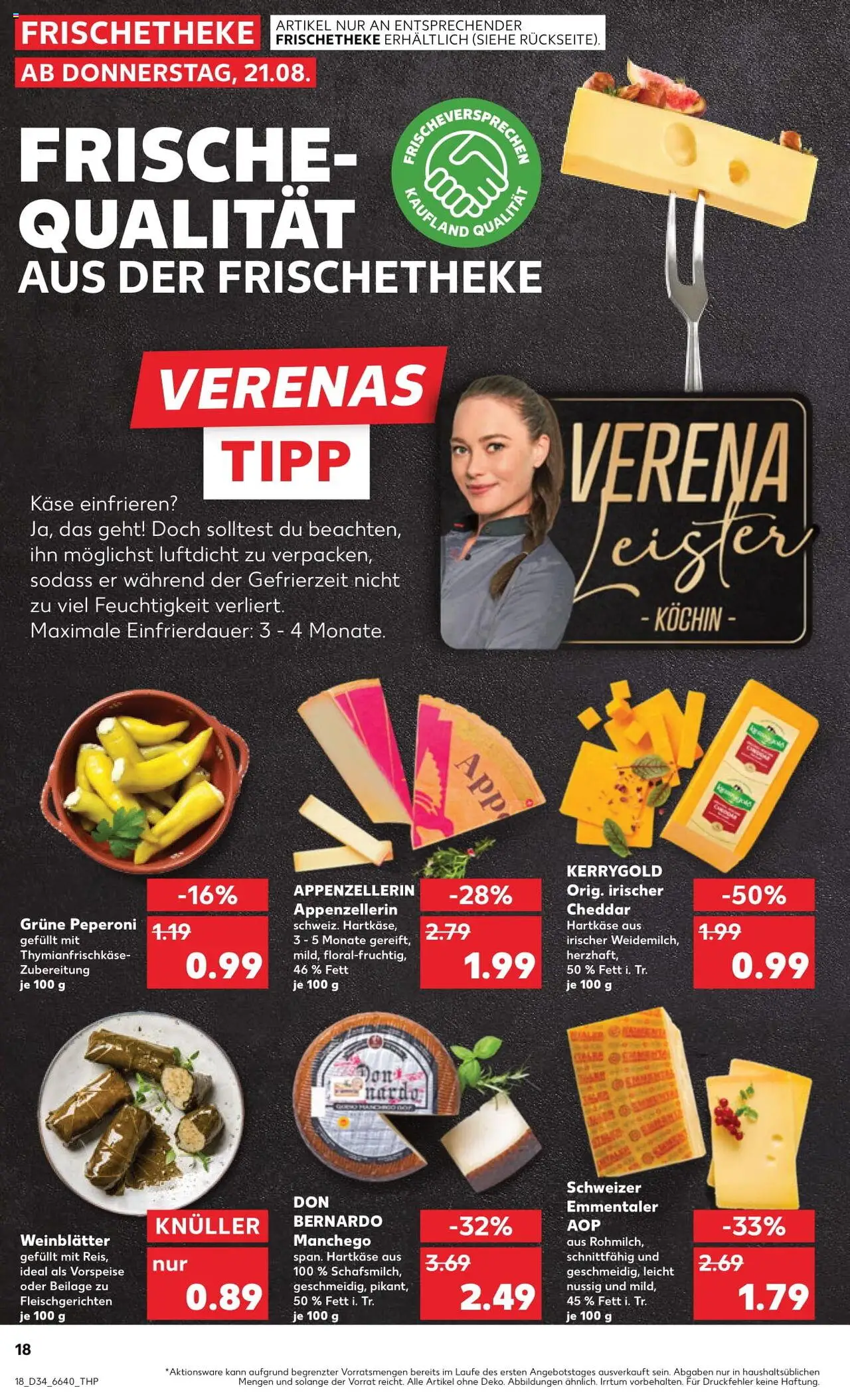 Kaufland Prospekt 	 - gültig ab dem 21.08.2025 | Seite: 18 | Produkte: Käse