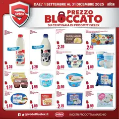 Anteprima del volantino Elite Supermercati Spesa Difesa Selex catalogo valido a partire dal 01.09.2025 | Pagina: 5 | Prodotti: Yogurt greco, Cioccolato, Formaggio, Latte senza lattosio