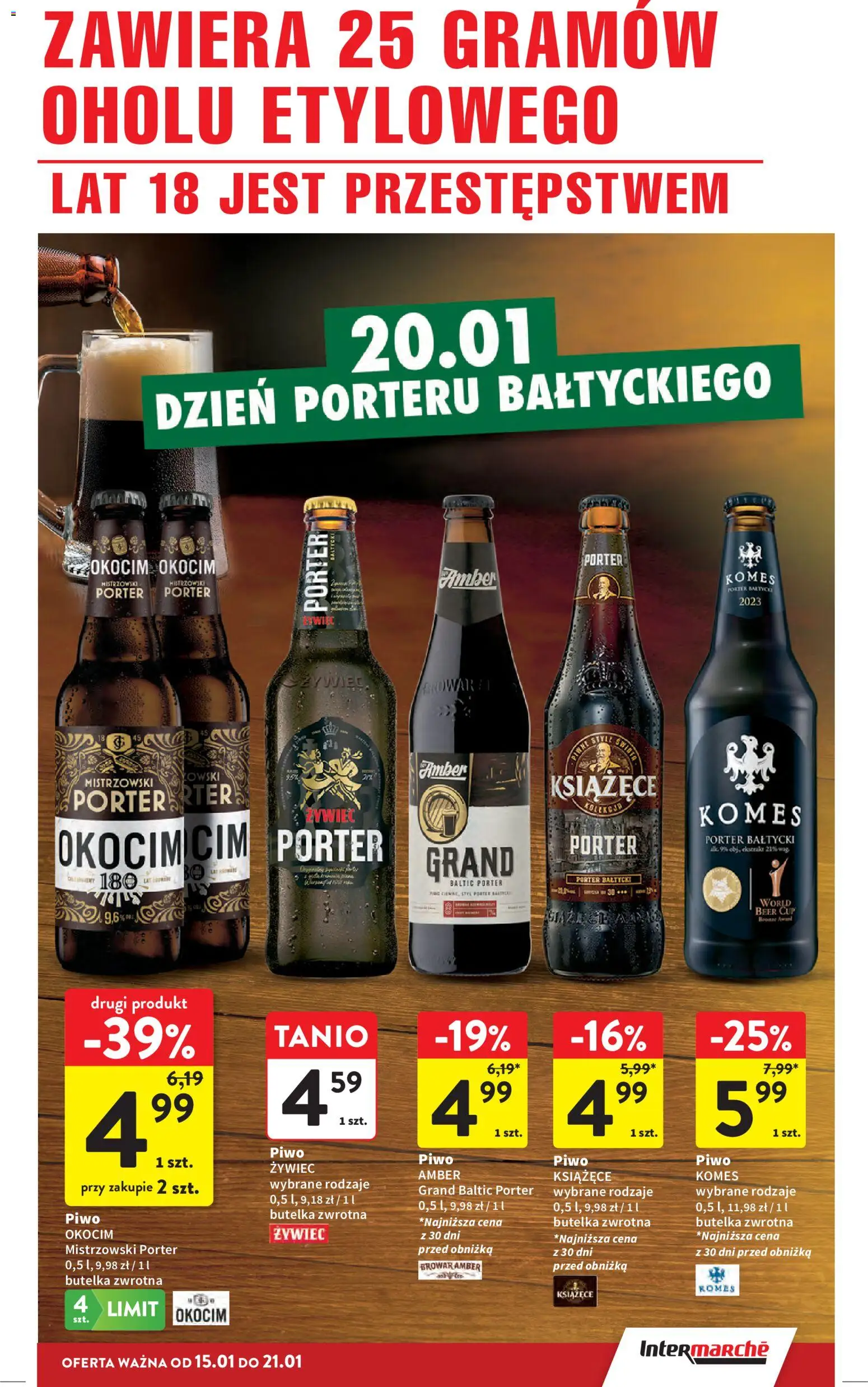 Intermarche Gazetka od 15.01.2026 | Strona: 41 | Produkty: Piwo