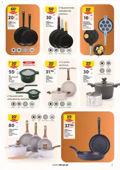 Pré-visualização PANELA ALUMÍNIO C/3 DIVISÓRIAS KASA, Panela de alumínio com 3 divisórias, TAM.: 22CM válido de 14.10.2025 | Página: 3 | Produtos: Frigideira, Panquecas, Panela