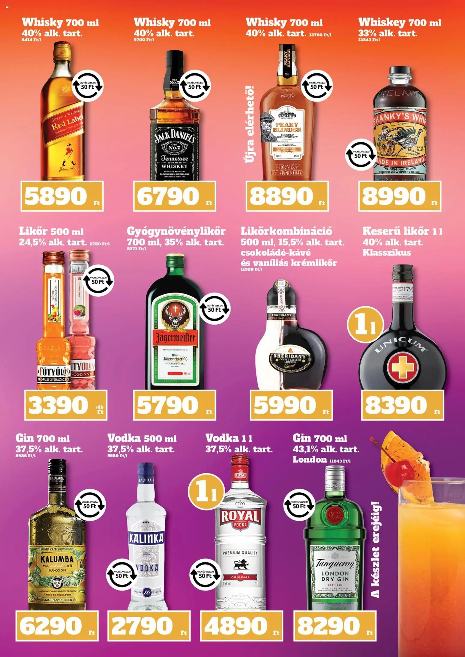 Family Diszkont akciós ujság - amely érvényes a következő dátumtól: 12.02.2026 | Oldal: 30 | Termékek: Whiskey, Irish whiskey, Whisky, Mangó