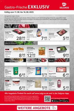 Selgros Gastro Angebote gültig ab dem 11.08.2025