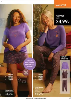 AVON leidinys galioja nuo 01.10.2025 | Puslapis: 167 | Prekių: Pižama