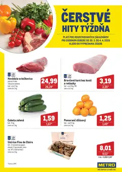 Metro leták platný od 30.03.2026