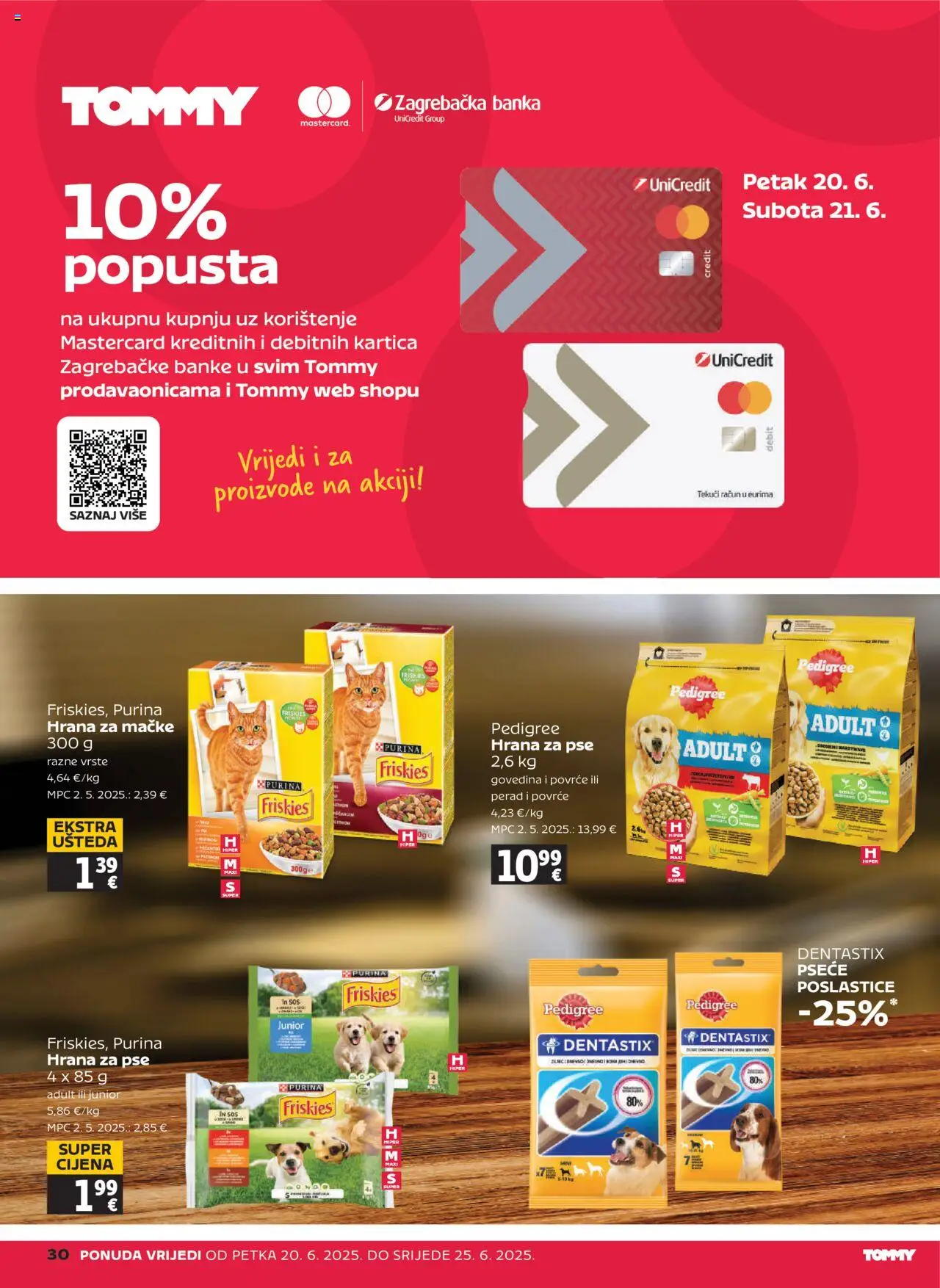 Tommy katalog | vrijedi od 20.06.2025 | Stranica: 30 | Proizvodi: Hrana za pse, Govedina, Povrće, Hrana za mačke