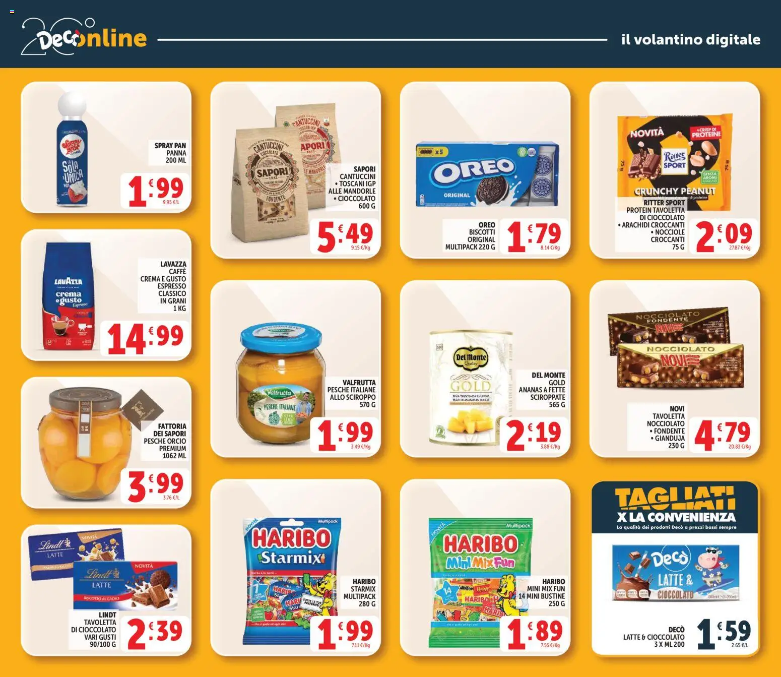 Volantino Decò del 27.03.2026 | Pagina: 34 | Prodotti: Cioccolato, Arachidi, Cacao, Lavazza