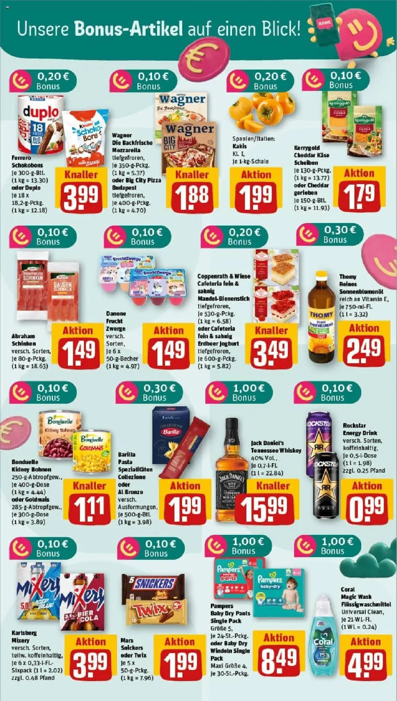 Rewe prospekt Essen	 – gültig ab 19.10.2025 | Seite: 31 | Produkte: Rockstar energy, Käse, Sonnenblumenol, Jack Daniel's
