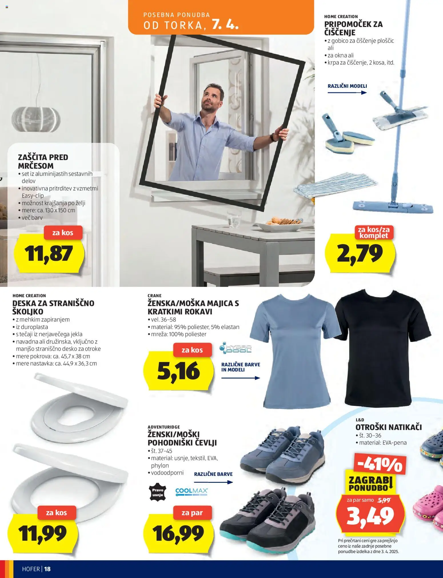 Novi Hofer katalog ponudbe – veljaven od 01.04.2026 | Stran: 18