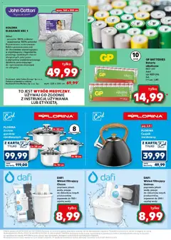 Pogląd oferty "Kaufland gazetka" - ważna od 29.10.2025 | Strona: 63 | Produkty: Karta, Czajnik, Baterie, Kołdra