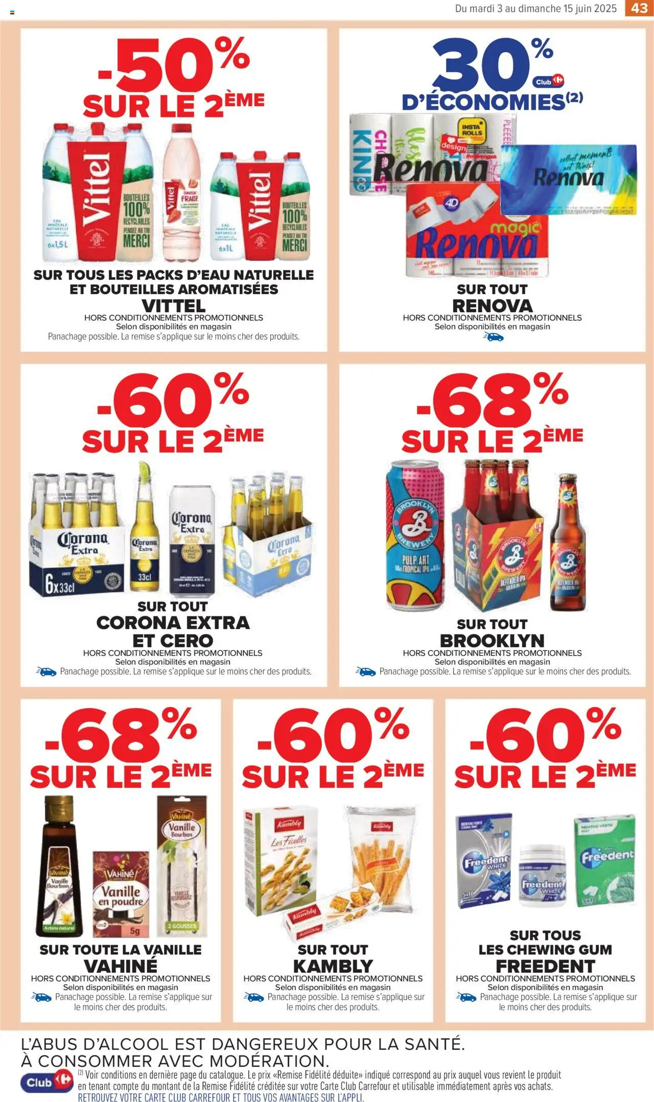  | Page: 45 | Produits: Fraise, Vittel, Corona extra, Biscuits