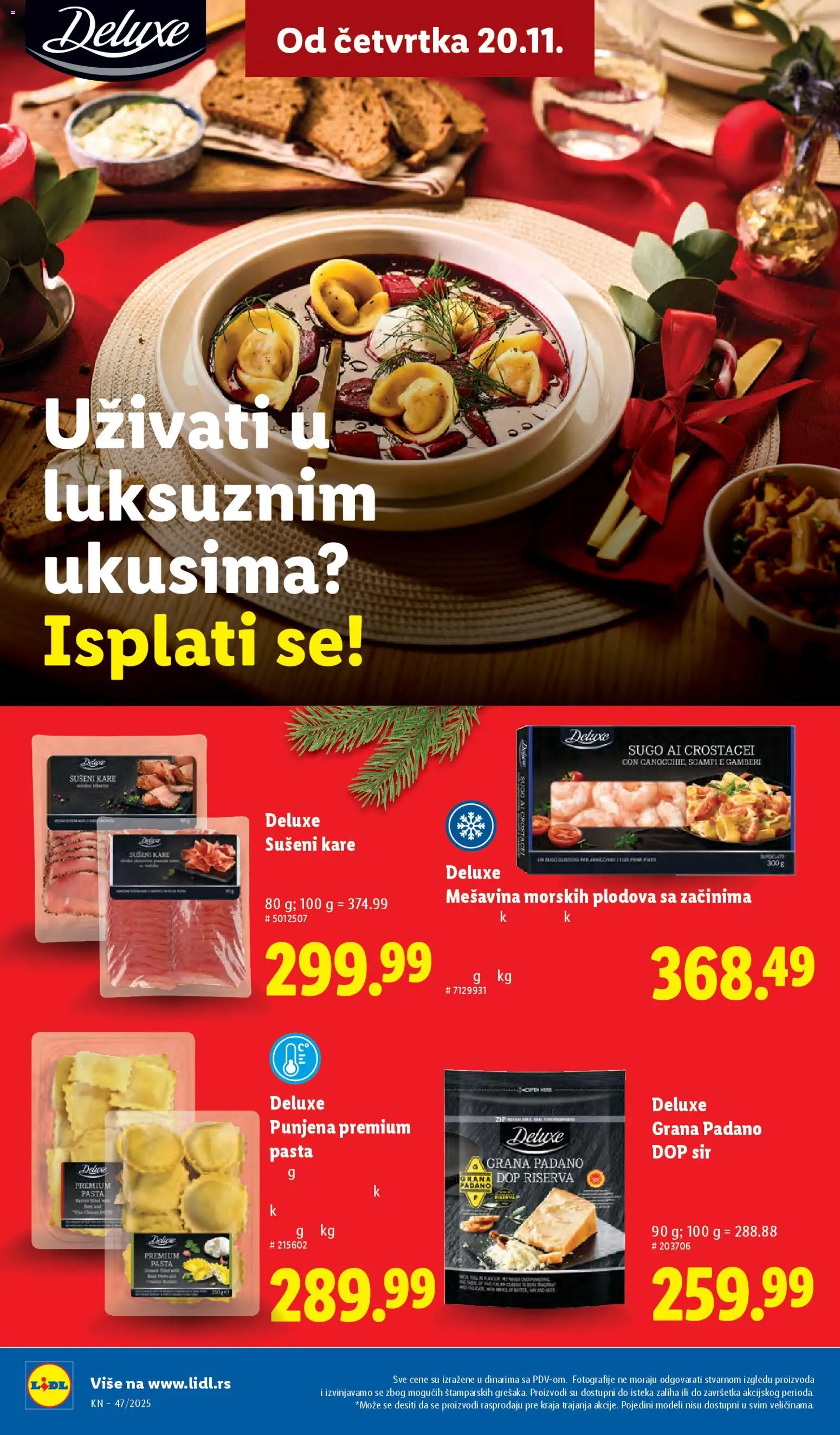 Lidl katalog - važi od 20.11.2025 | Strana: 42 | Proizvode: Sir