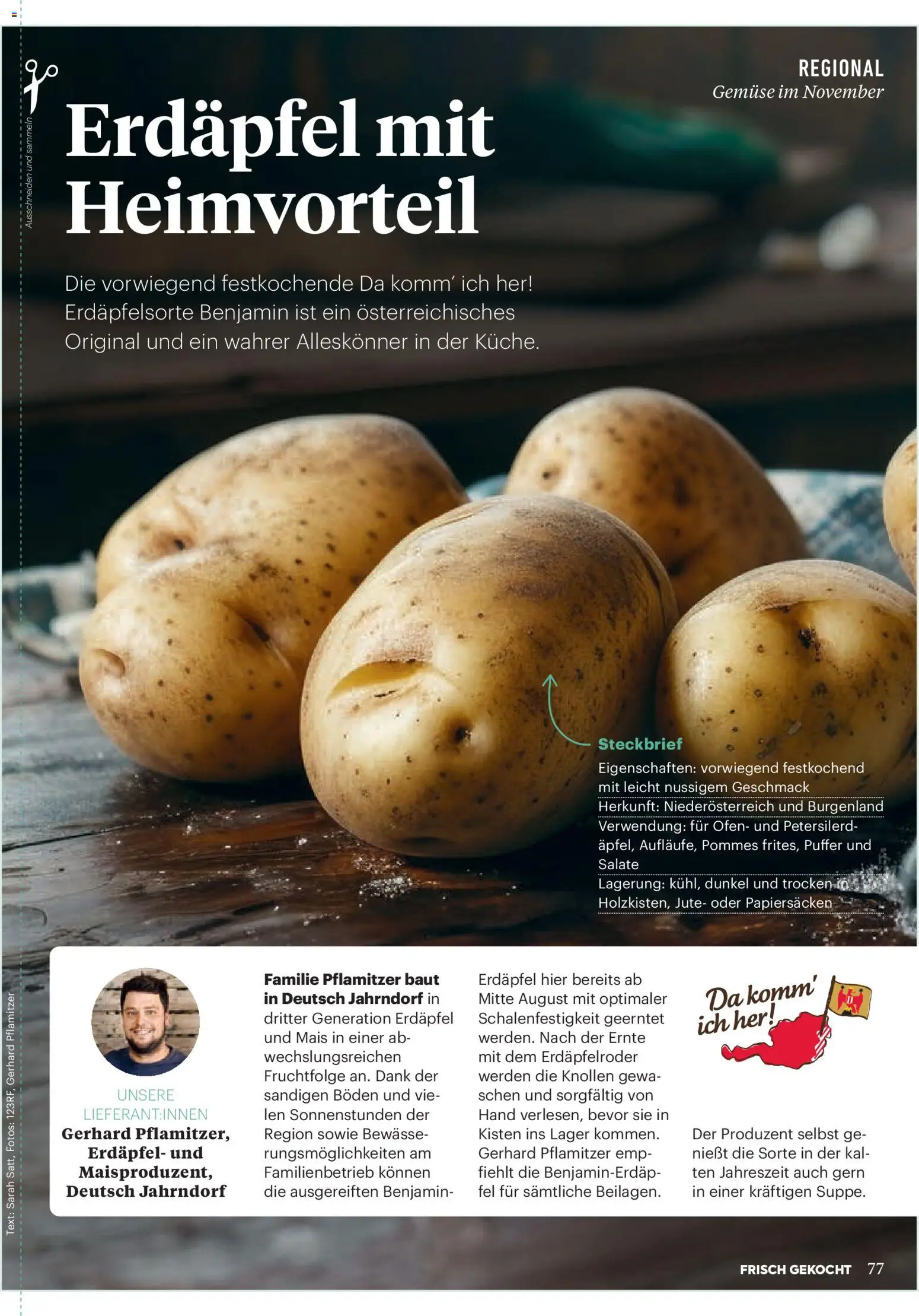 Billa  Frisch Gekocht gültig ab 01.11.2025 | Seite: 73 | Produkte: Gemüse, Ofen