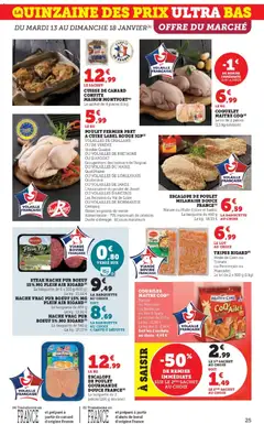 Super U - Prévisualisation de Super U - Les prix bas de la semaine valide à partir de 13.01.2026 | Page: 25 | Produits: Huile D'olive, Barbecue, Coquelet, Céréales