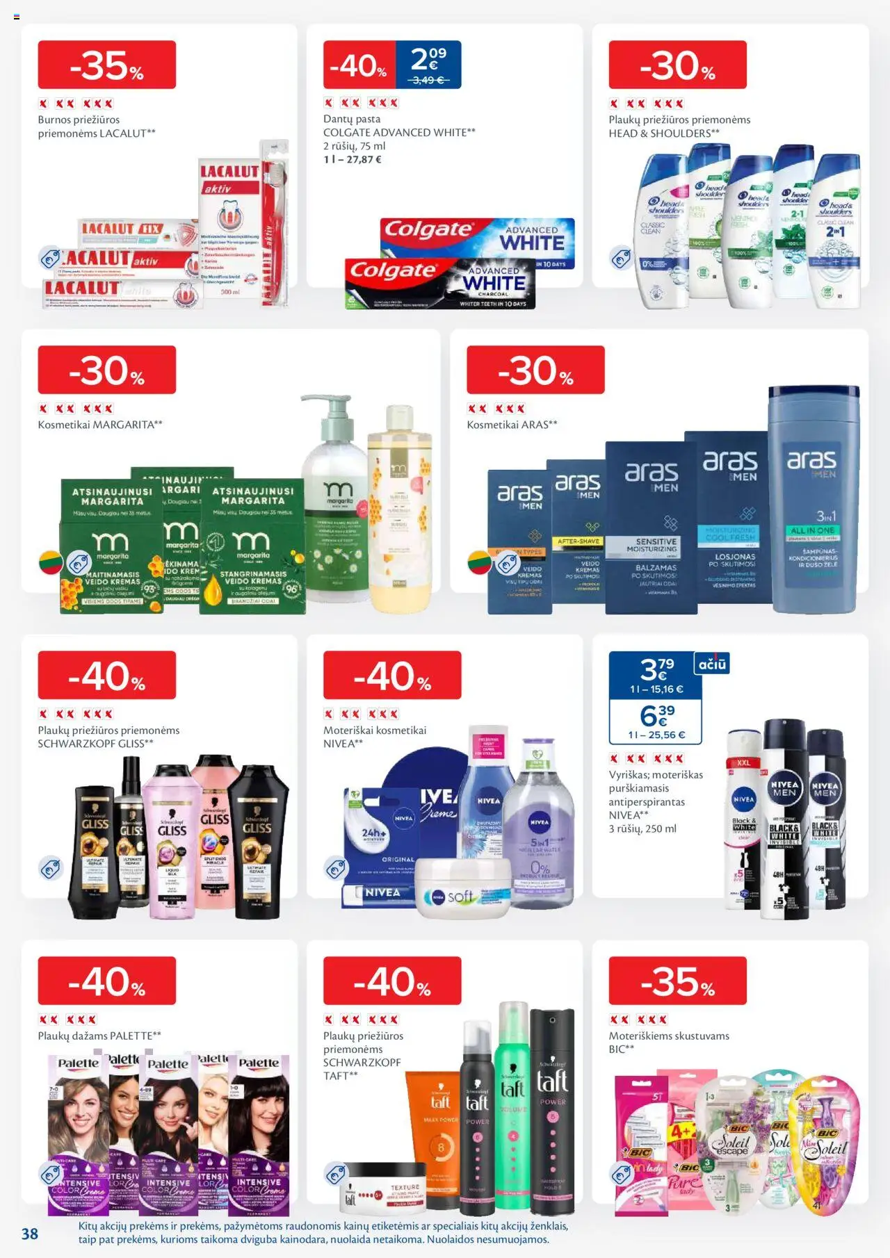 MAXIMA leidinys│galioja nuo 12.08.2025 | Puslapis: 38 | Prekių: Balzamas, Šampūnas, Dušo želė, Antiperspirantas