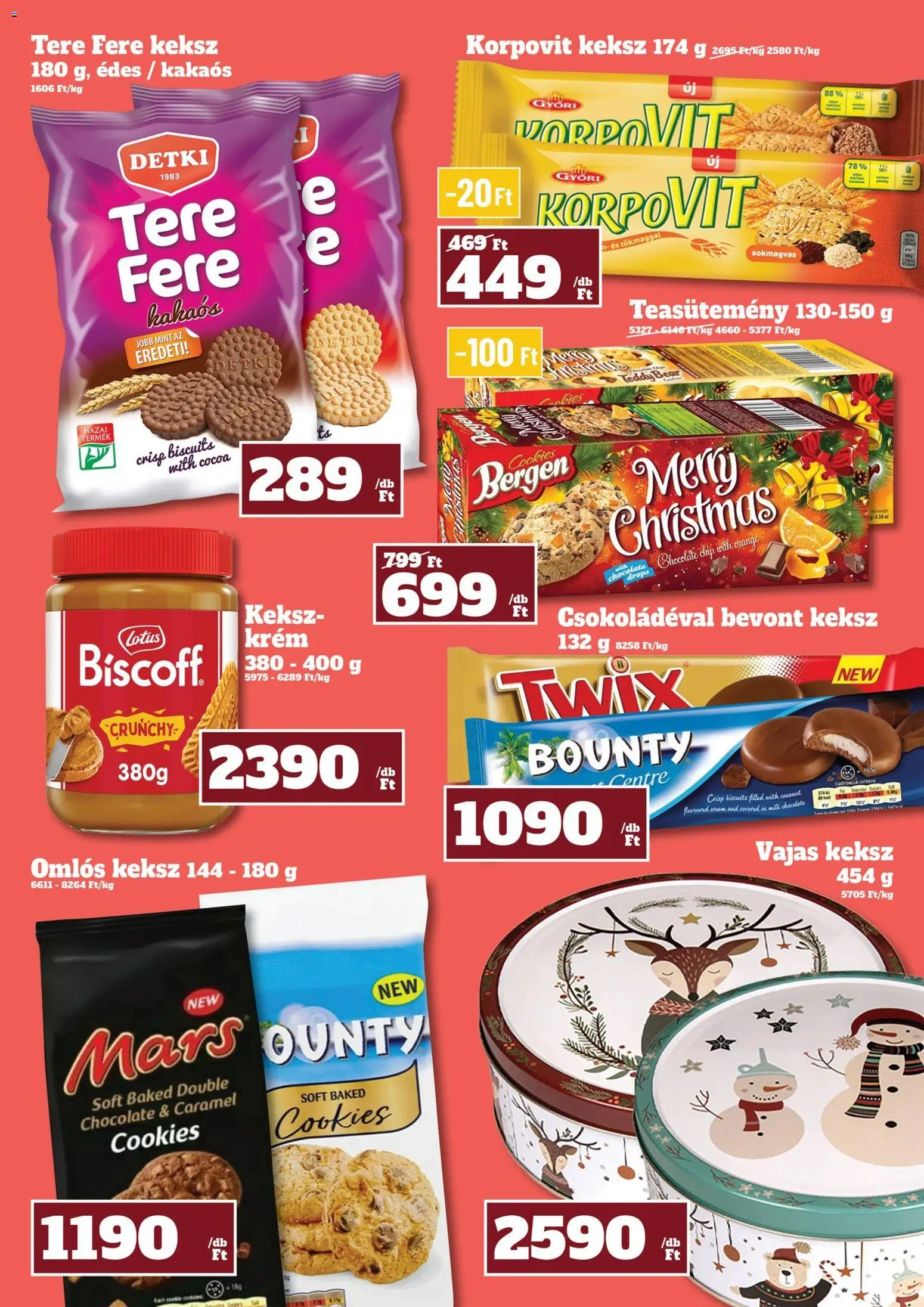 Family Diszkont akciós ujság - amely érvényes a következő dátumtól: 27.11.2025 | Oldal: 10 | Termékek: Teasütemény, Keksz