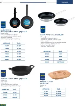 26.12.2025 tarihinden itibaren geçerli olan Metro kataloğu önizlemesi | Sayfa: 89 | Ürünler: Cin, Fırın