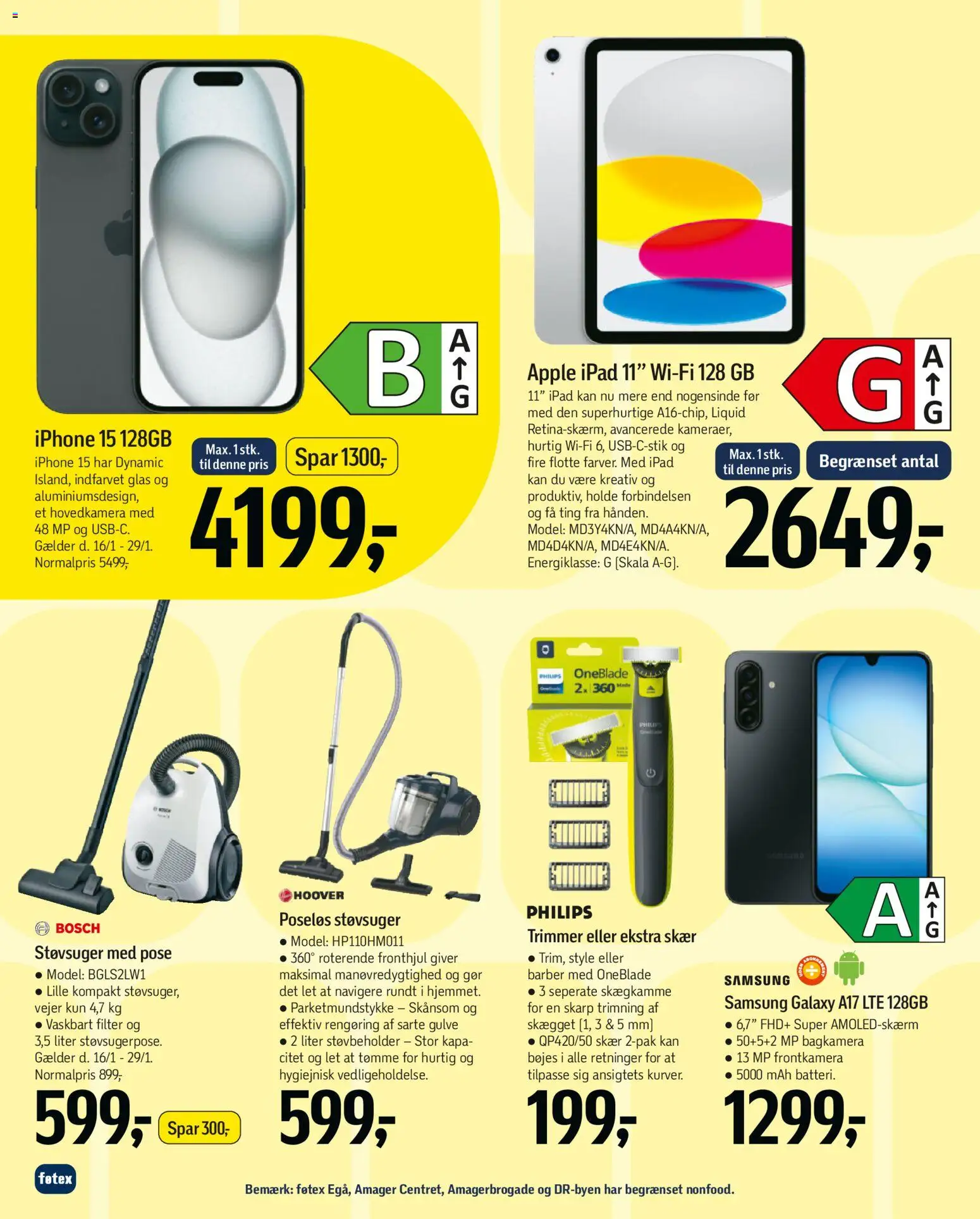 Føtex tilbudsavis – gyldig fra 16.01.2026 | Side: 56 | Produkter: Støvsuger