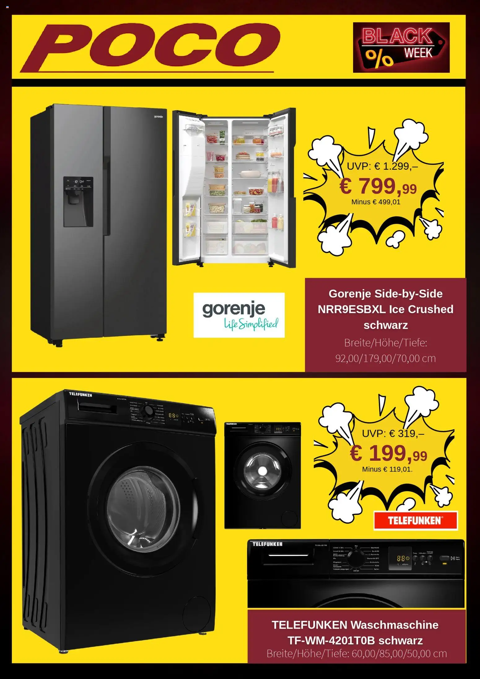 Poco - Black Friday – gültig ab 26.11.2025 | Seite: 5 | Produkte: Gorenje, Waschmaschine
