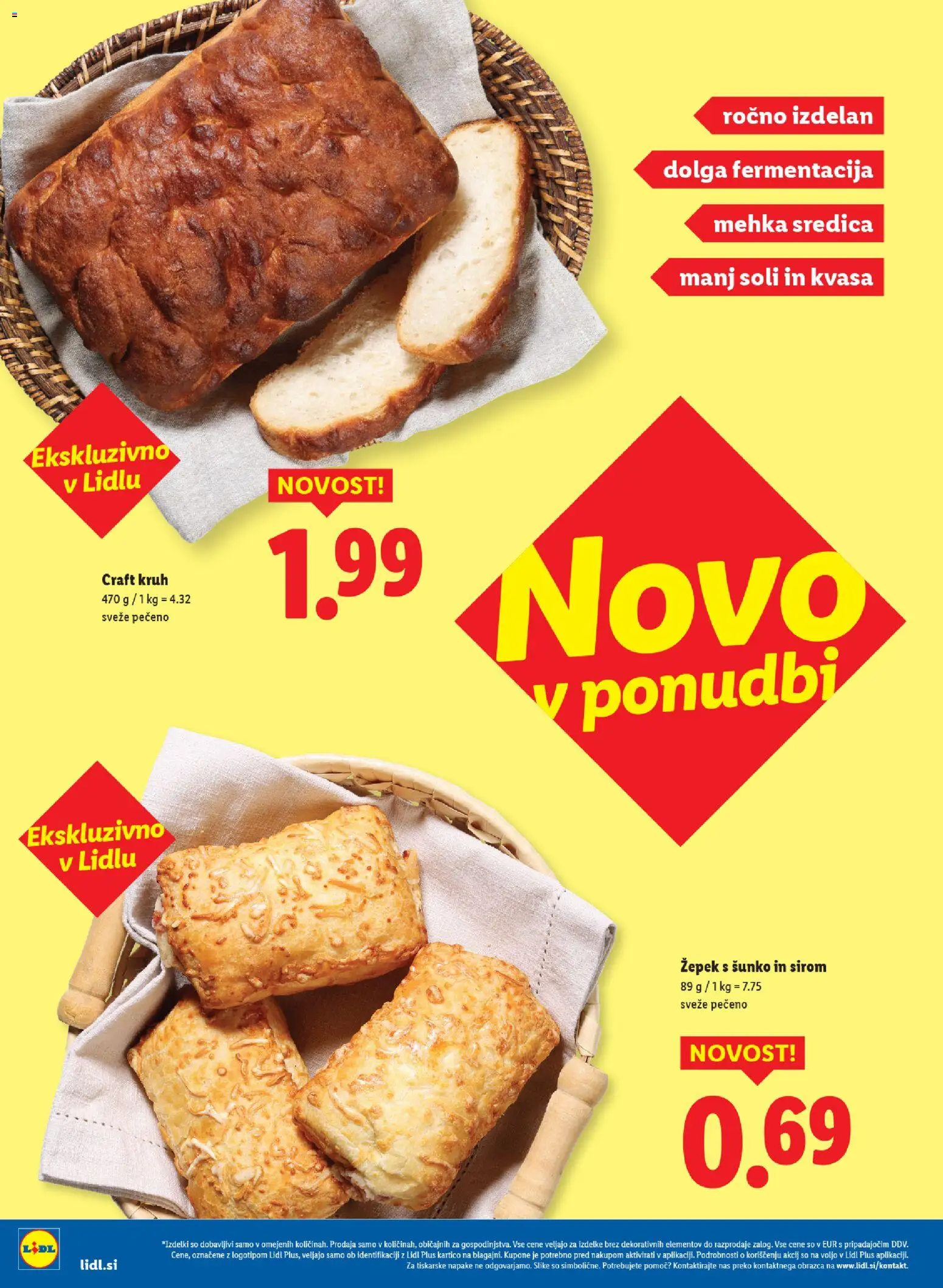 Novi Lidl katalog ponudbe – veljaven od 24.11.2025 | Stran: 6 | Izdelki: Kruh