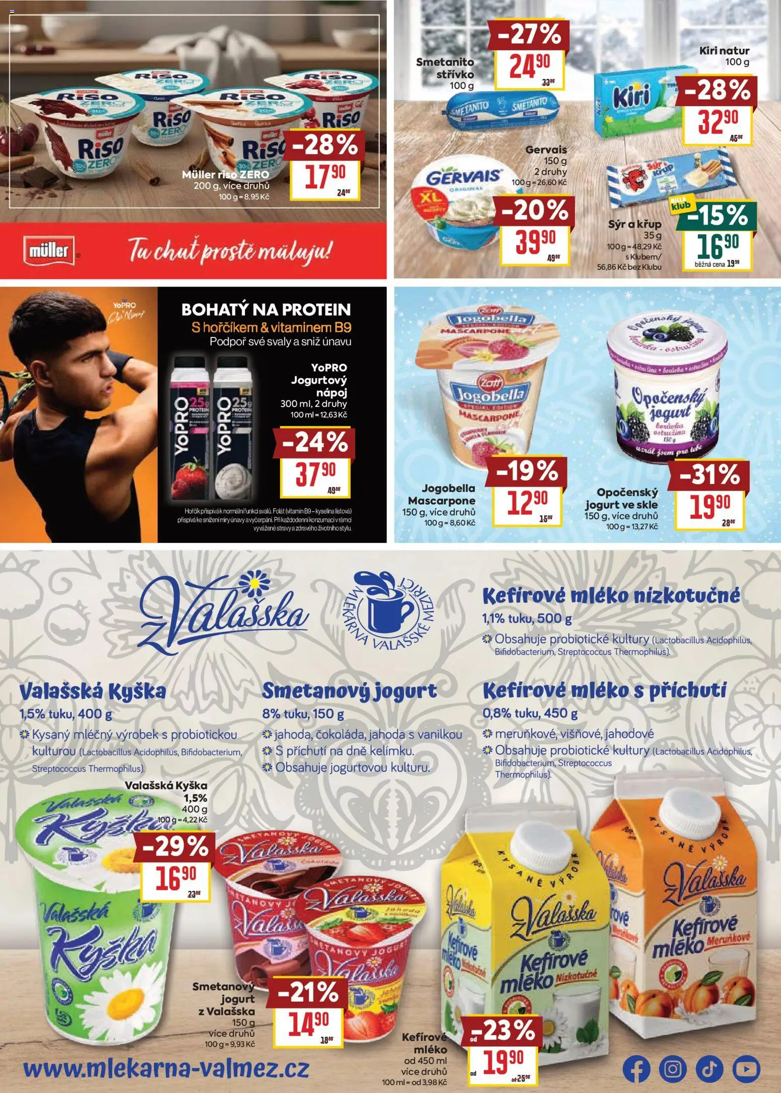 Billa leták - Vaše oblíbené značky od 25.02.2026 | Strana: 6 | Produkty: Hořčík, Sýr, Jogurt, Protein