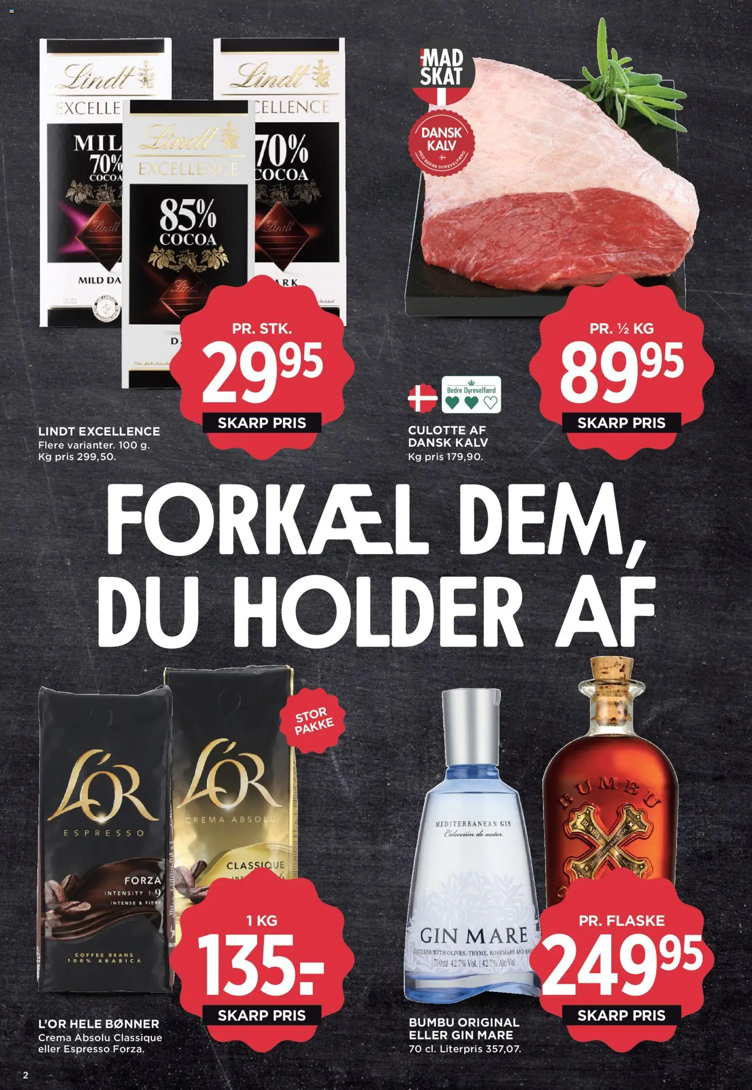 Meny tilbudsavis – gyldig fra 16.01.2026 | Side: 2 | Produkter: Gin, Bønner