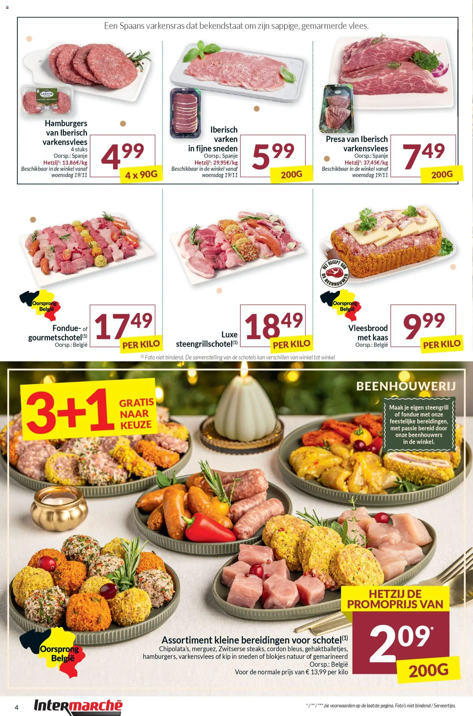 {H1} | Pagina: 4 | Producten: Varkensvlees, Kip, Kaas, Kan