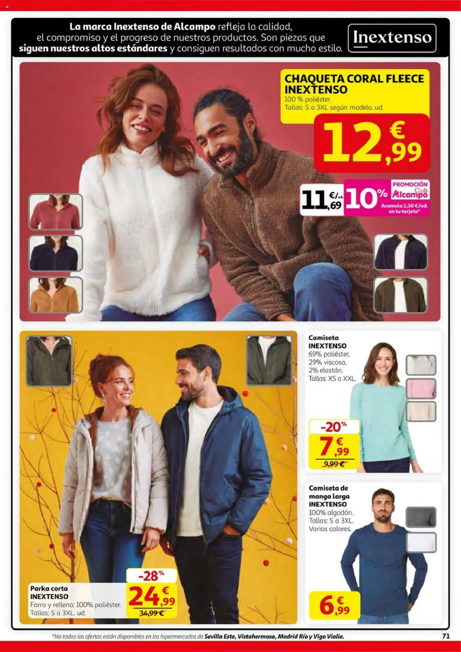 Alcampo - HG Pio XII Unificado  │ válido desde el 23.10.2025 | Página: 71 | Productos: Chaqueta