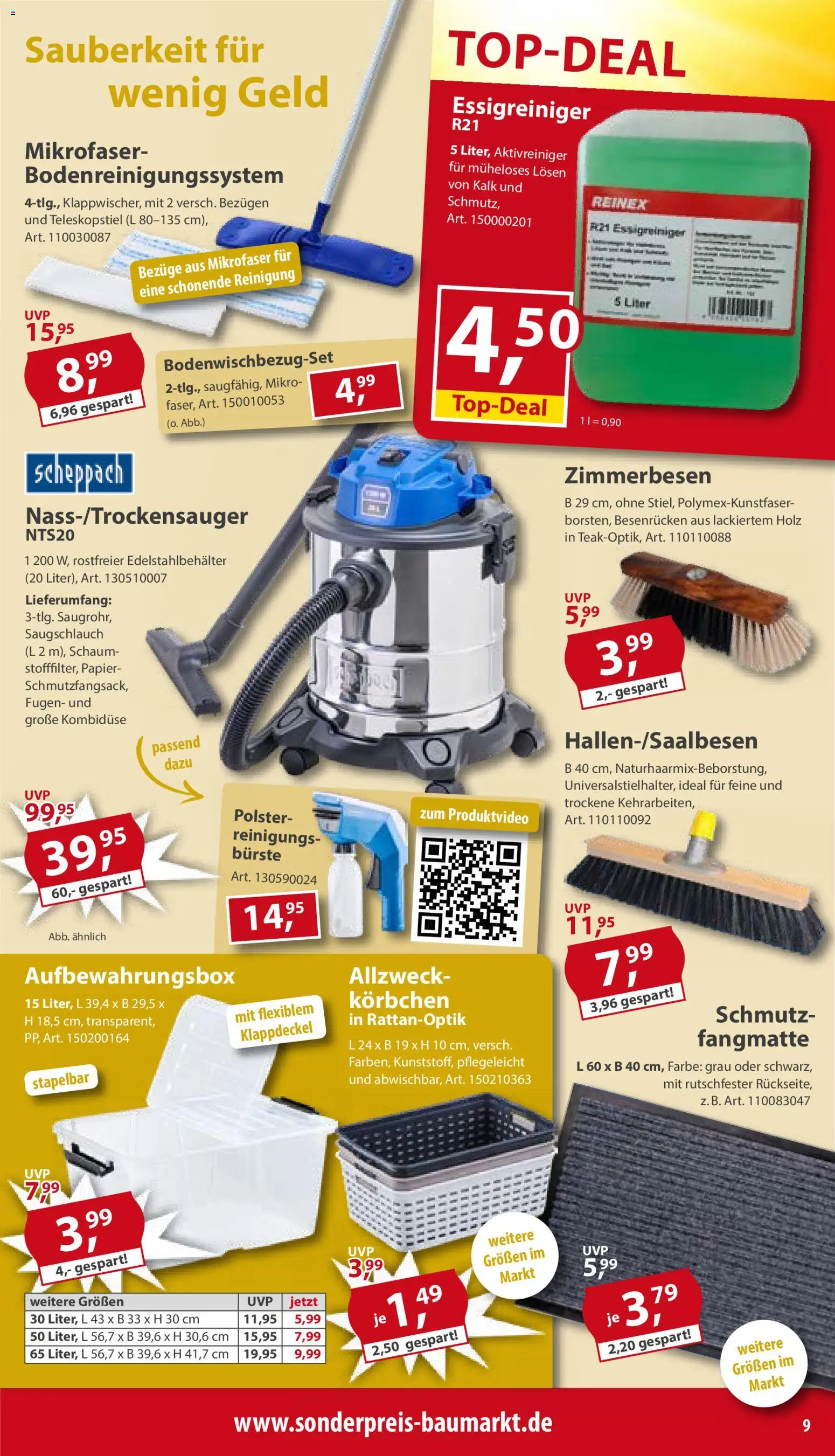 Sonderpreis Baumarkt Prospekt 	 – gültig ab 31.01.2026 | Seite: 9 | Produkte: Bürste