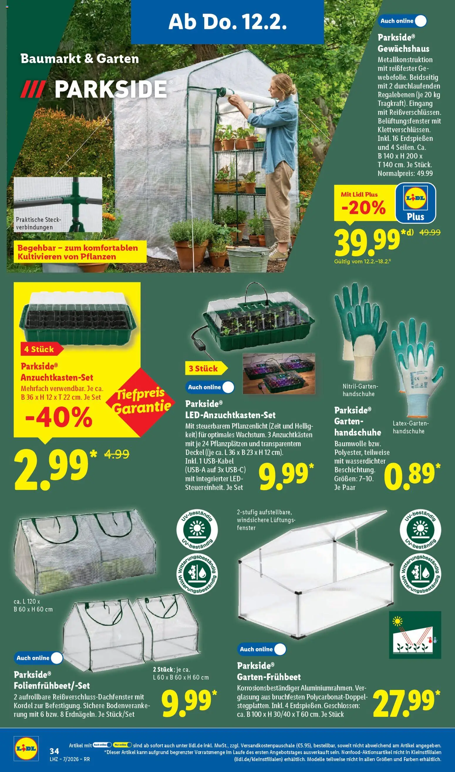 Lidl Prospekt Solingen – gültig ab 09.02.2026 | Seite: 54 | Produkte: Handschuhe