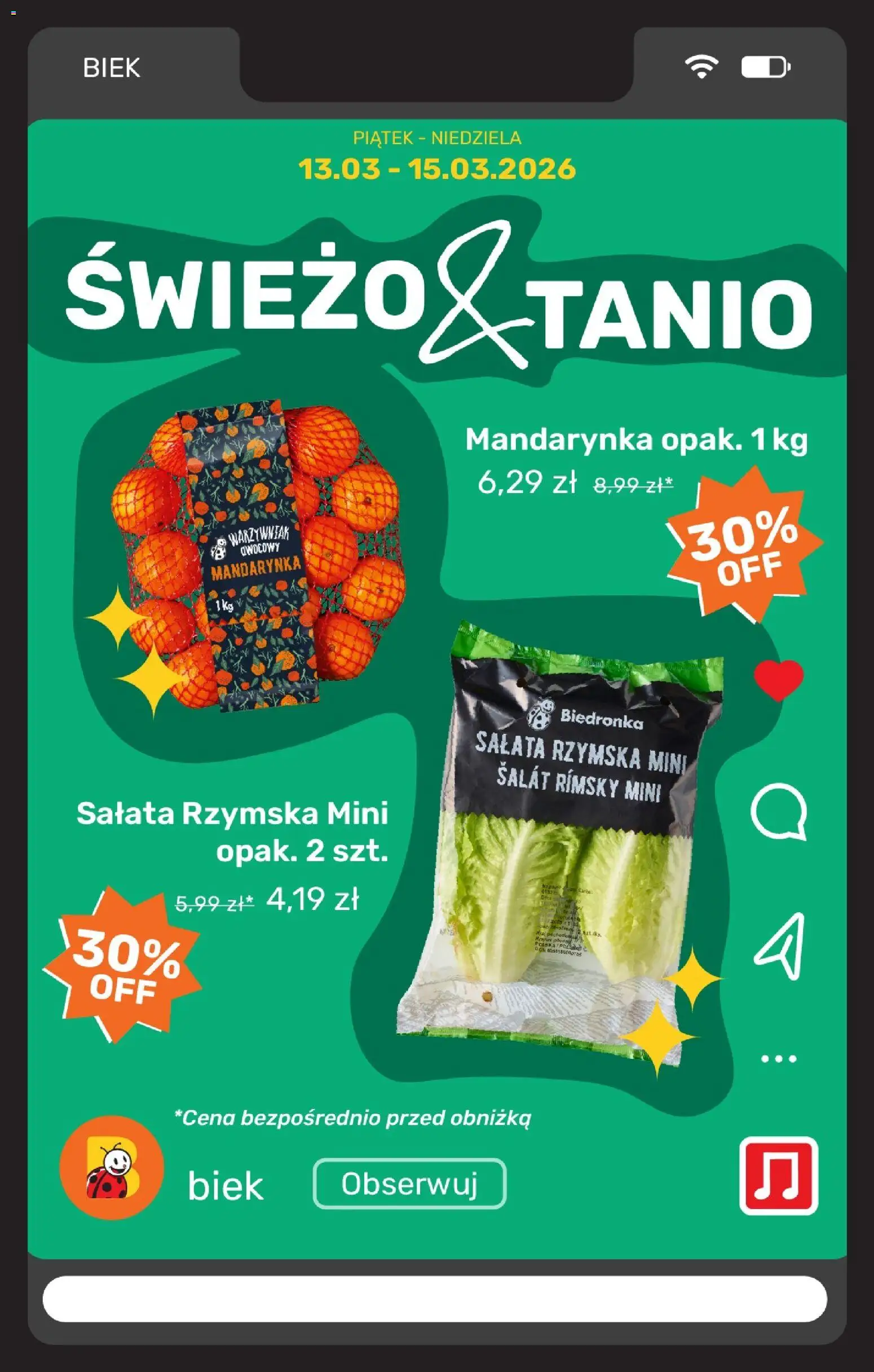 Biedronka gazetka - BIEK Express od 13.03.2026 | Strona: 4