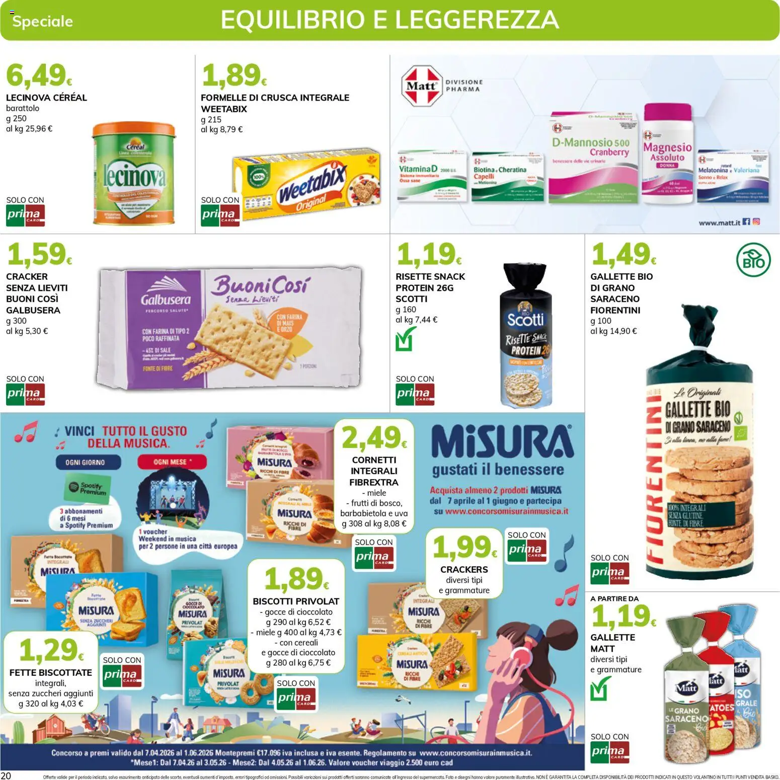 Volantino Basko del 07.04.2026 | Pagina: 20 | Prodotti: Cioccolato, Biscotti, Barbabietola, Miele
