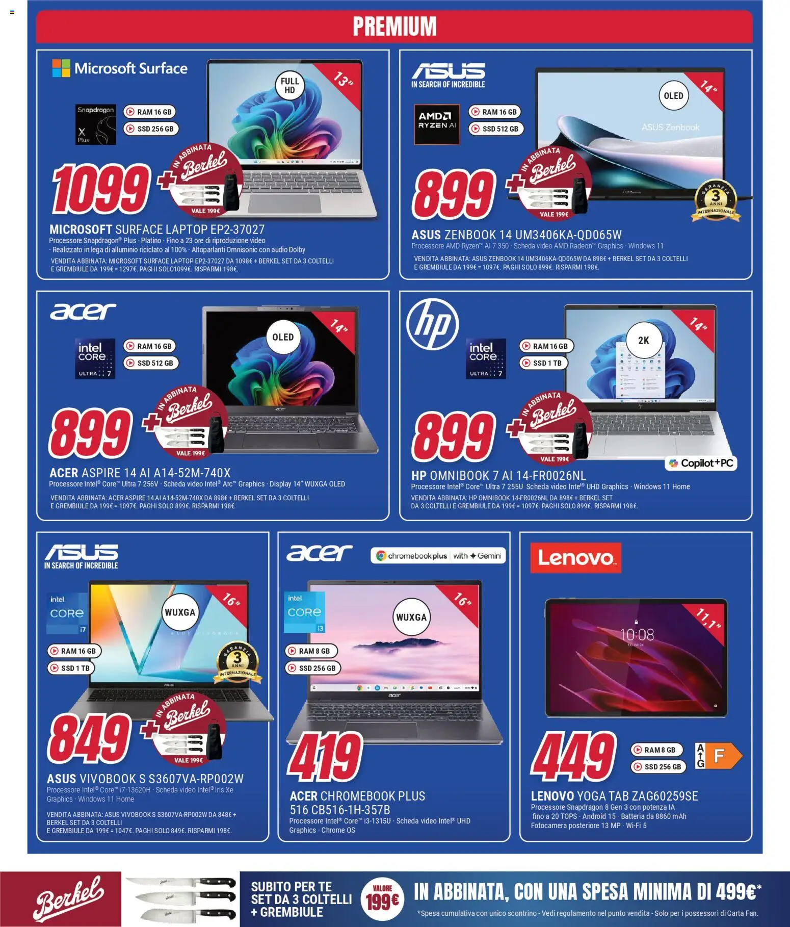 Volantino Trony del 09.04.2026 | Pagina: 28 | Prodotti: Laptop, Fotocamera, Alluminio, Grembiule