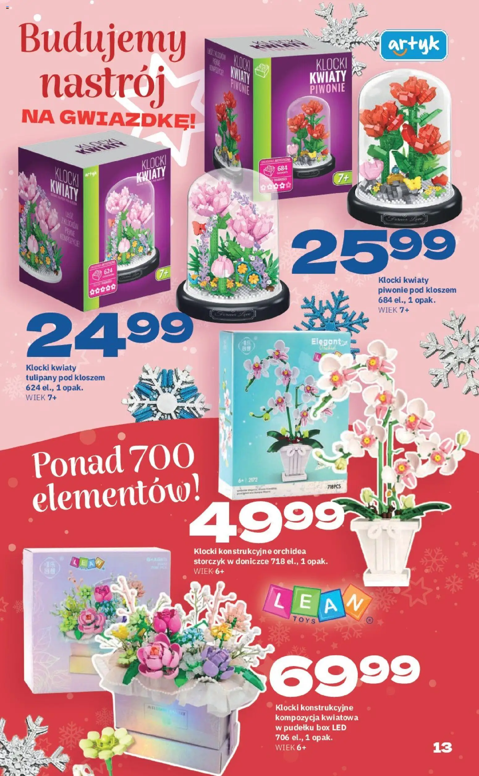 Twój Market Gazetka - Gwiazdka od 17.11.2025 | Strona: 13 | Produkty: Storczyk, Tulipany, Kwiaty